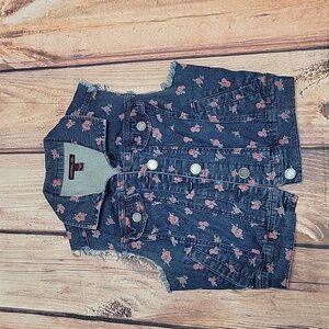 Material girl jean vest